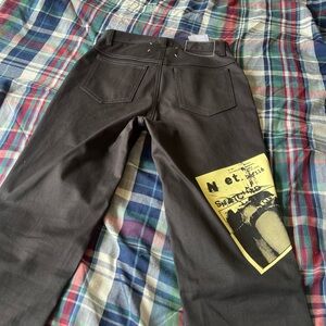 Black skinny Madison margiella jeans men size 28. New.